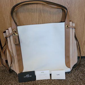 Leather and Suede Coach Purse